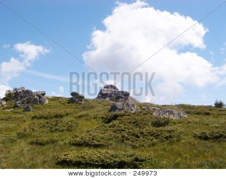 Mountain Peak Cloudy