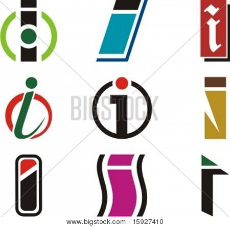 Alphabetical Logo Design Concepts. Letter I. Check my portfolio for more of this series.