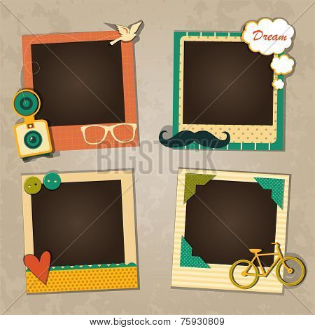 Decorative template frame