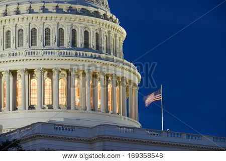 United States Capitol Building in Washington DC USA