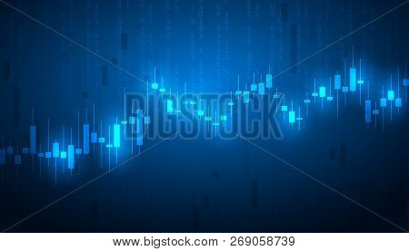 Candle Stick Graph Chart Of Stock Market Investment Trading. Stock Market And Exchange. Stock Market