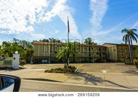 Siesta Key, Usa - May 11, 2018: The Beach Hotel Or Siesta Beach Resort And Suites At Siesta Key At F