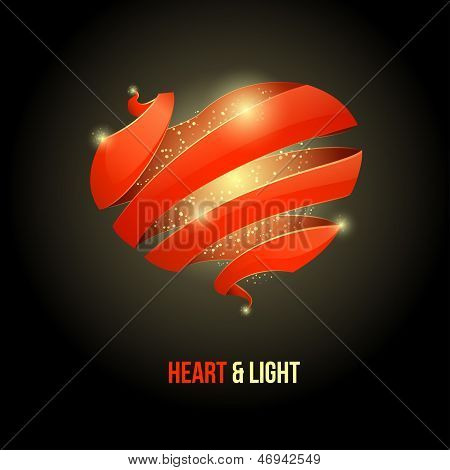 Heart tape and light