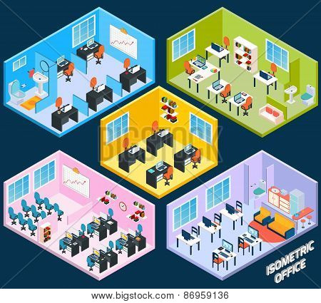 Isometric Office Interior