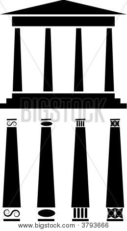 Temple Columns