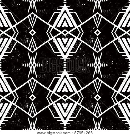 Vector seamless ethnic pattern