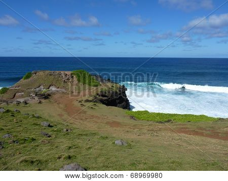 Beach At Gris Gris Cliff