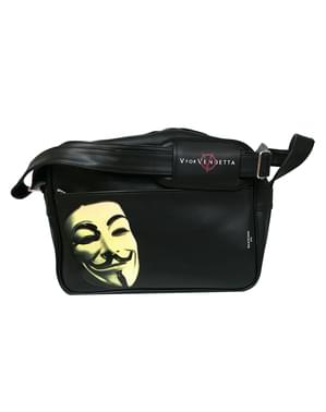 Borsa tracolla di V per Vendetta Maschera e logo