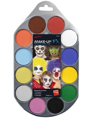 Schminke Kit FX Aqua 12 Farben