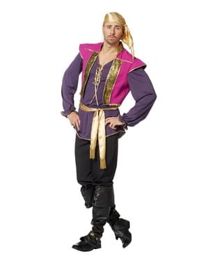 Purple gypsy costume for men