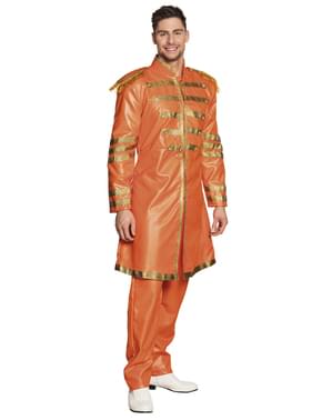 Orange Liverpool singer costume for men