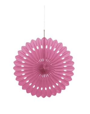 Decorative paper fan in pink - Basic Colours Line