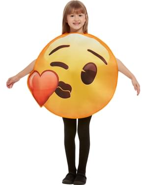 Emoji Costume heart kiss for Kids