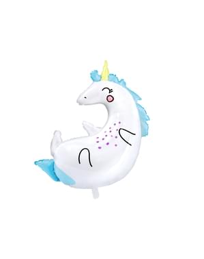 Foil balloon of a unicorn measuring (70x75cm) - Unicorn Collection