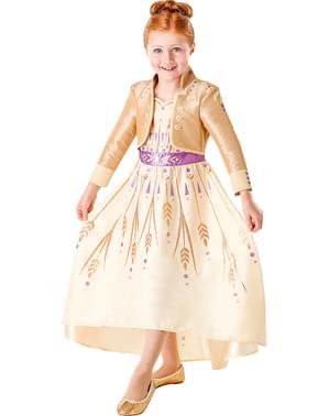 Fato de Anna Frozen dourado para menina - Frozen 2