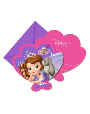 6 Sofia the First Invitations