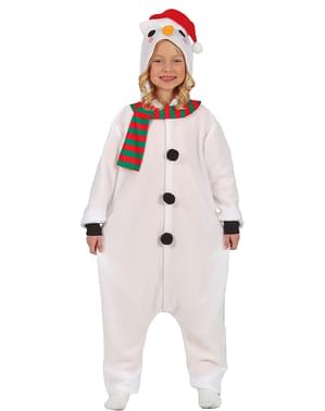 Disfraz de muñeco de nieve onesie infantil