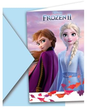 6 Frozen 2 Invitations