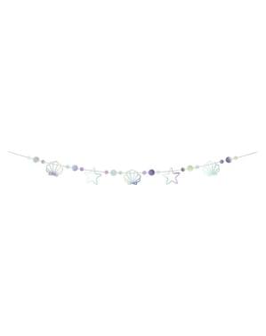 Mermaid Party Iridescent Garland