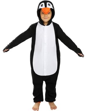 Onesie pinguin kostuum voor kinderen