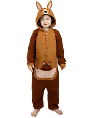 Onesie kangaroe kostuum voor kinderen