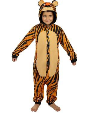 Onesie tijger kostuum voor kinderen