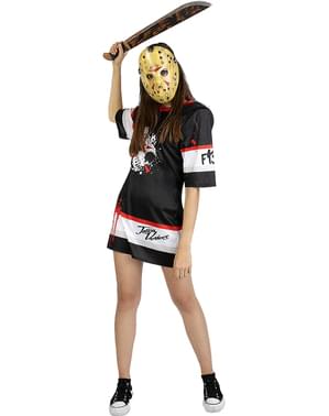 Friday the 13th Jason hockeykostuum voor vrouwen