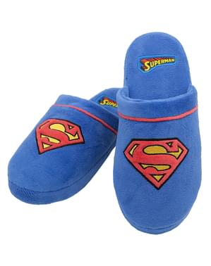 Tofflor Superman för vuxen