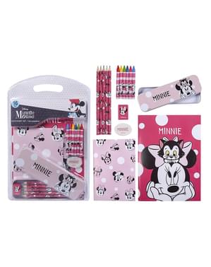 Set de papeterie Minnie Mouse rose