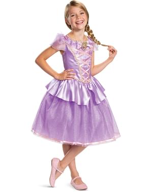 Fato de Rapunzel deluxe para menina