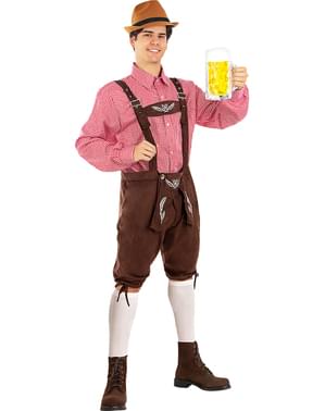 Luksus oktoberfest kostume til mænd