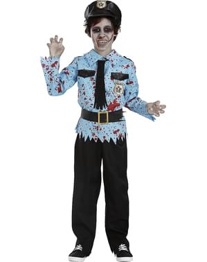 Costume da poliziotto zombie per bambini