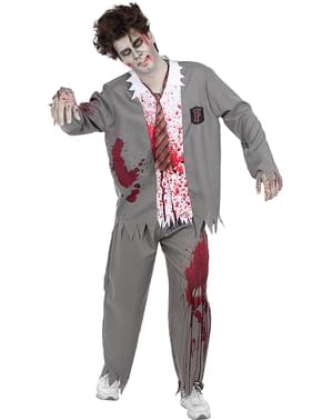 Costume da studente zombie da uomo