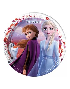 8 platos Frozen 2 (23cm)