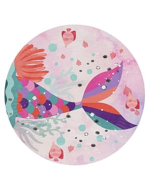 8 Mermaid Plates (23cm) - Beautiful Mermaid