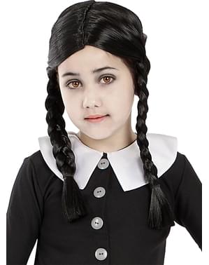 Wednesday Addams Pruik Voor Meisjes - The Addams Family