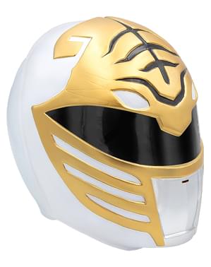 Casco Power Ranger Blanco para adulto