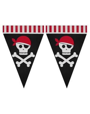 1 krans de fánar de piratas - Pirates Party