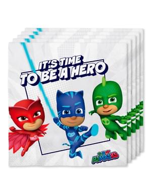 16 servietter - PJ Masks (33 x 33 cm)