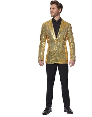 Gouden lovertjes blazer - Suitmeister