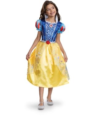 Costum Albă ca Zăpada pentru fete - 100th Disney Anniversary