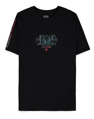 T-shirt de Star Wars logo para homem