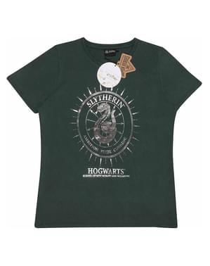 T-shirt de Slytherin Hogwarts logo para mulher - Harry Potter