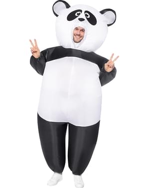 Disfraz de oso panda hinchable para adulto