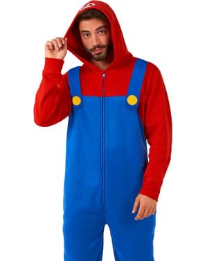 Disfraz de Mario Onesie para adulto - Super Mario Bros