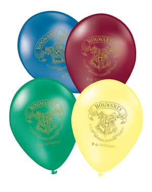 8 Harry Potter - Hogwarts Houses blöðrur