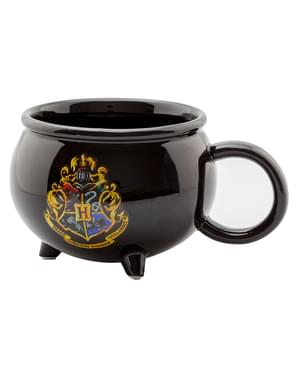 Mugg 3D Hogwarts Caldero - Harry Potter