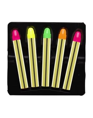 Set di matite makeup fluorescente