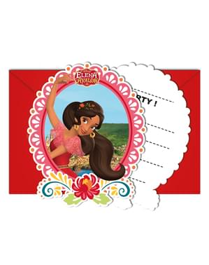 6 Elena of Avalor Invitations