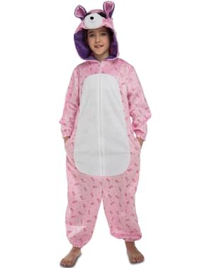 Girl's Pink Teddy Bear Costume